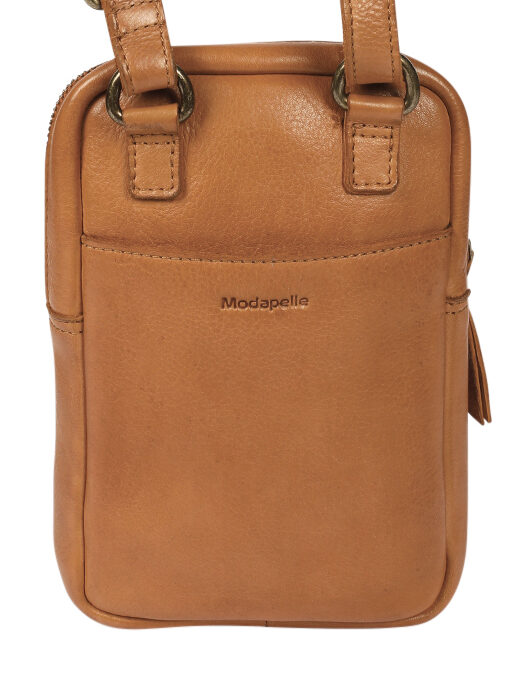 Ladies Leather Cross Body Bag Style 7936 Honey