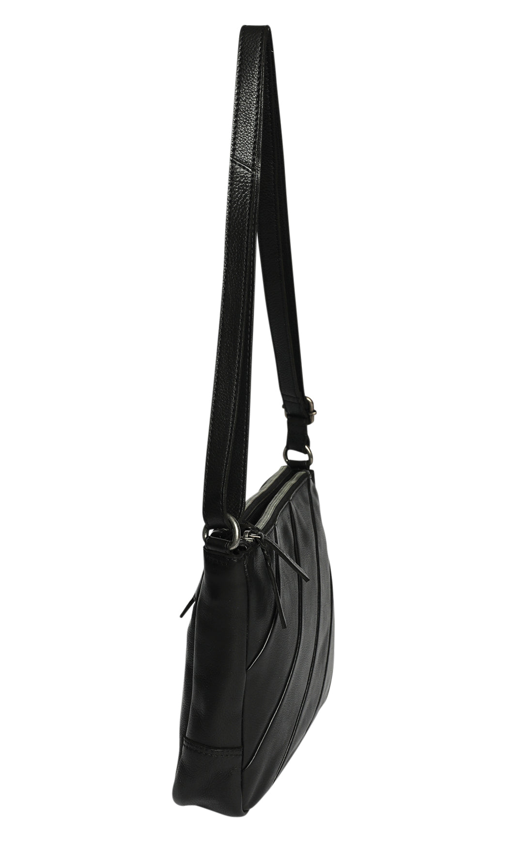 Ladies Leather Cross Body - New Arrivals Style 7937 Black
