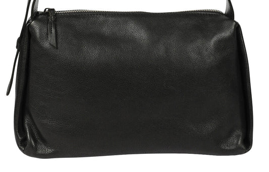 Ladies Leather Cross Body Bag Style 7940 Black