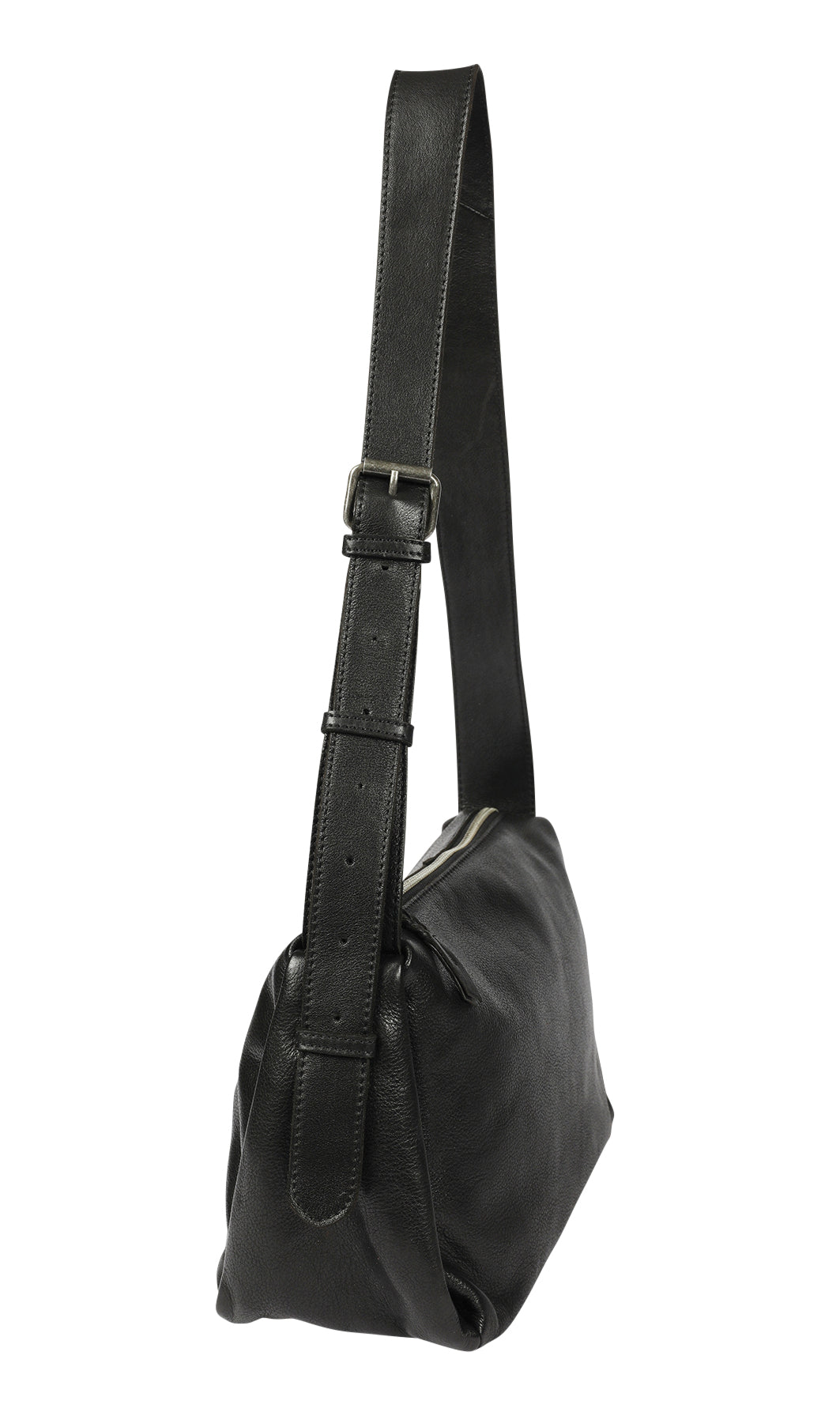 Ladies Leather Cross Body Bag Style 7940 Black