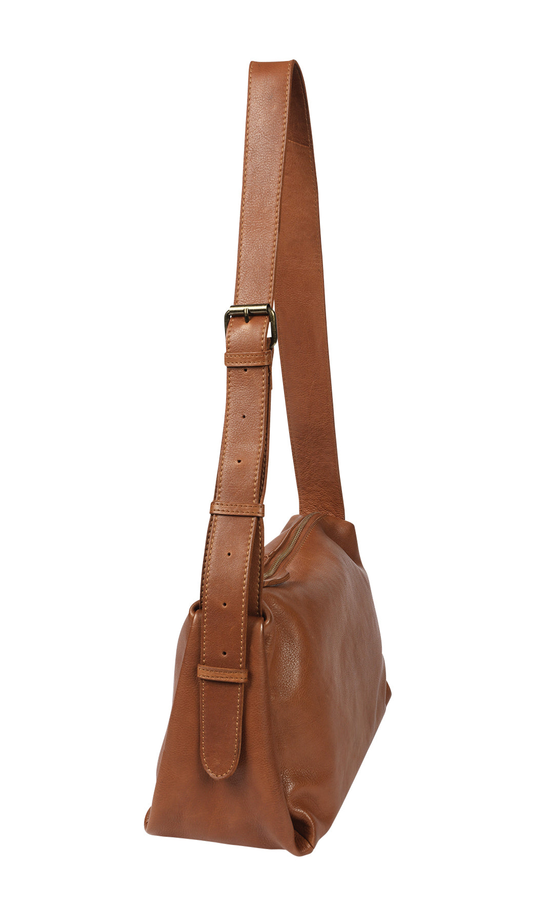 Ladies Leather Cross Body Bag Style 7940 Tan