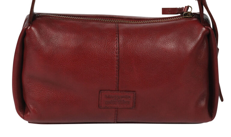 Ladies Leather Cross Body Bag Style 7941 OxBlood