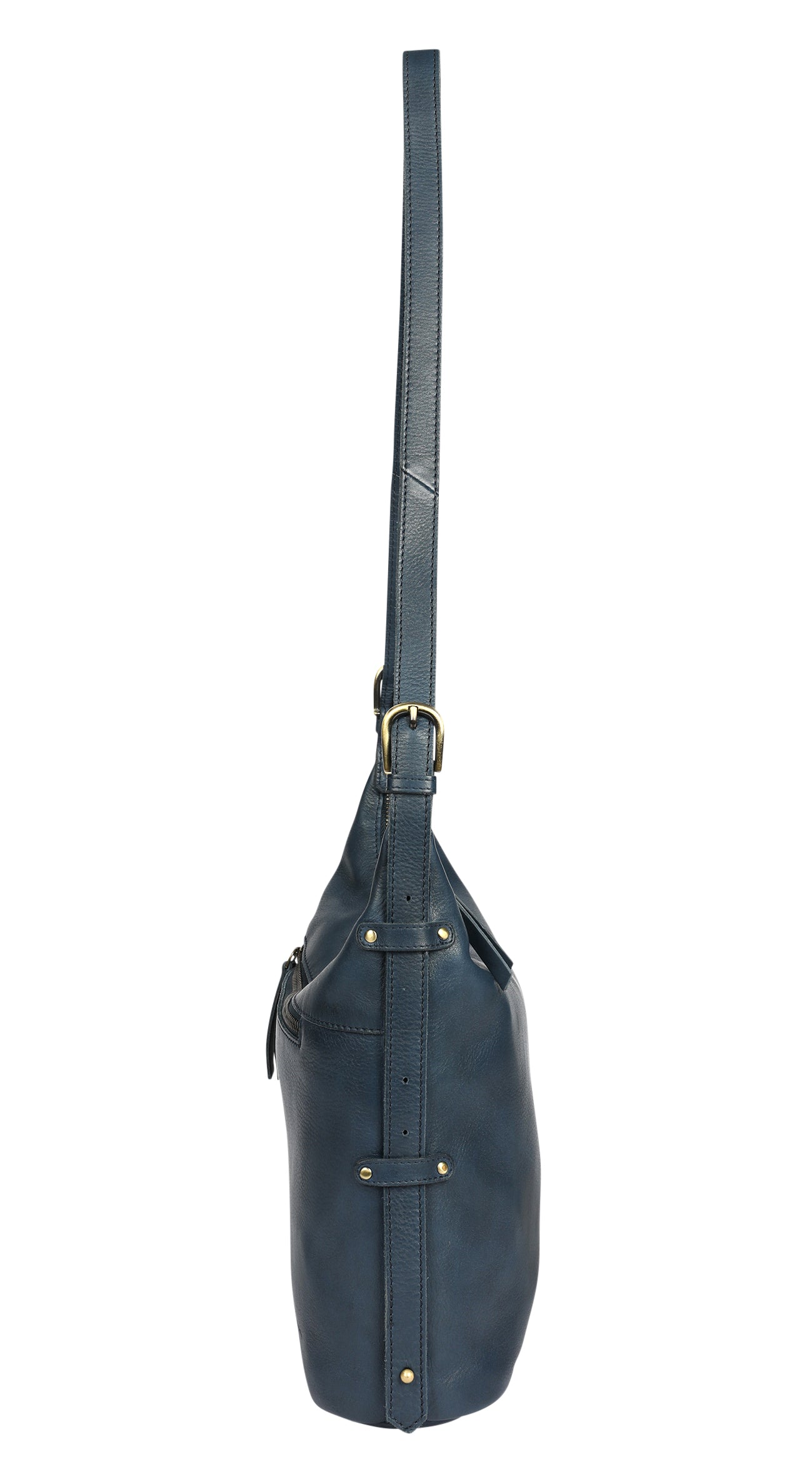 Ladies Leather Cross Body - New Arrivals Style 8219 Navy