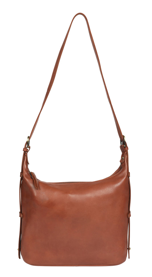Ladies Leather Cross Body - New Arrivals Style 8219 Tan