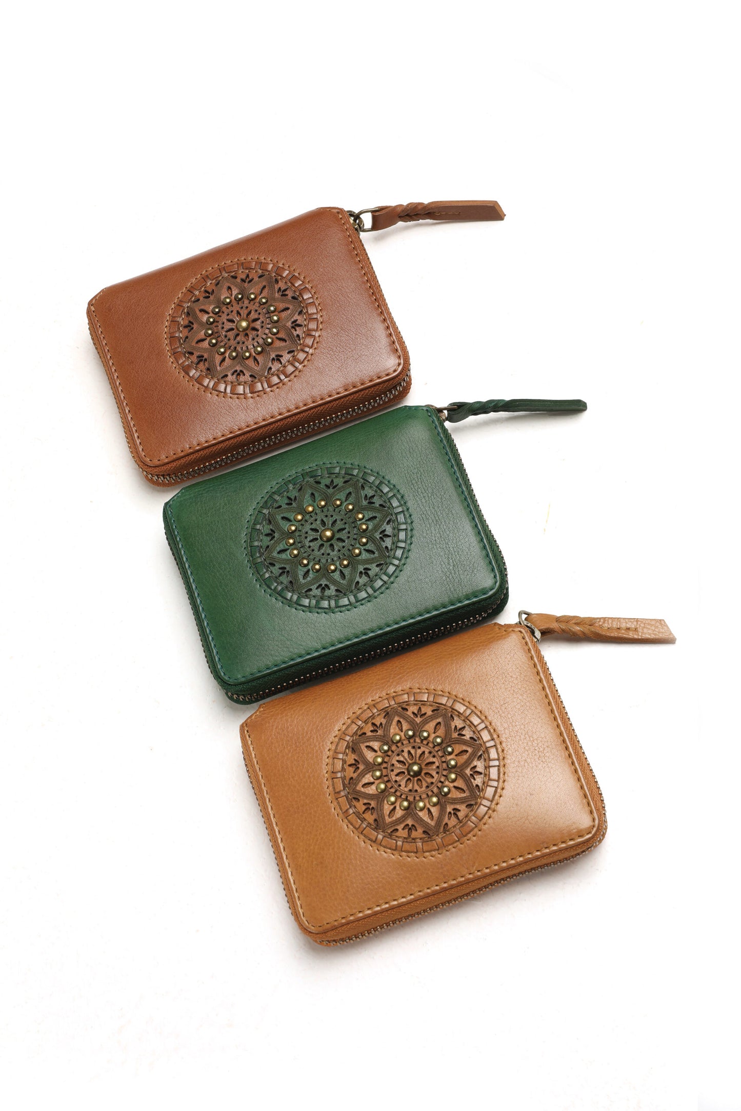 Ladies Leather Wallet Style 7945 Tan